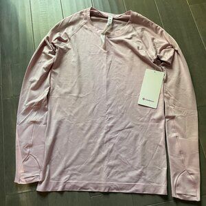 NWT Lululemon Swiftly Tech Long Sleeve Shirt 2.0 Size 6 Pink Peony